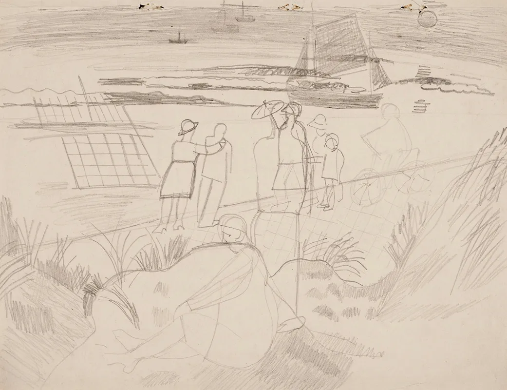 La Mer La Digue Les Dunes