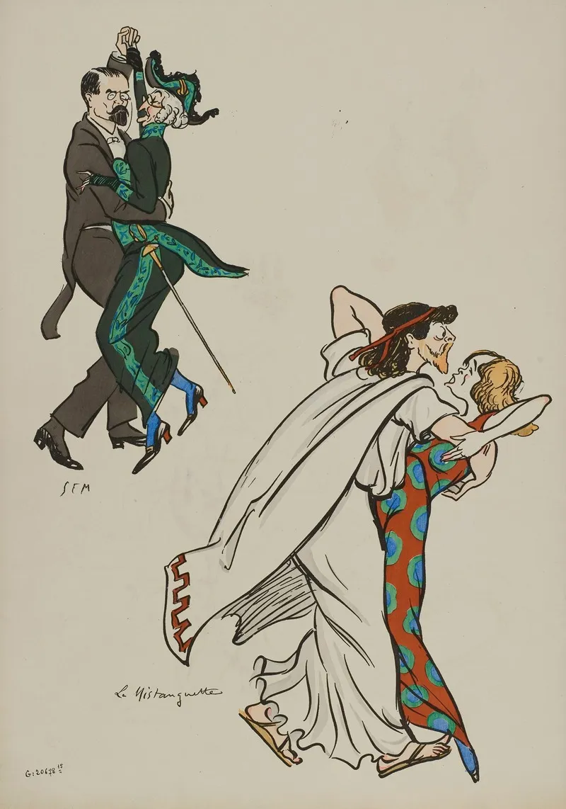 La Mistanguette Louis Barthou Mounet Sully Mistinguett