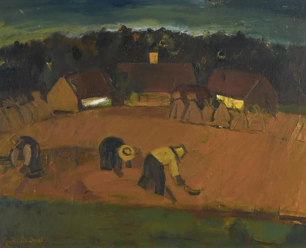 La Moisson 5 by Gustave De Smet - Canvas Print