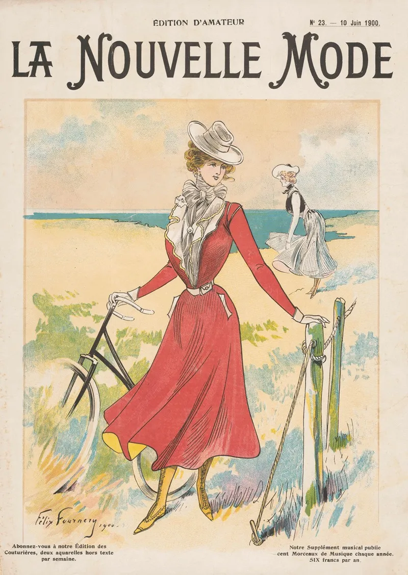 La Nouvelle Mode No 23 by Félix Fournery - Canvas Print