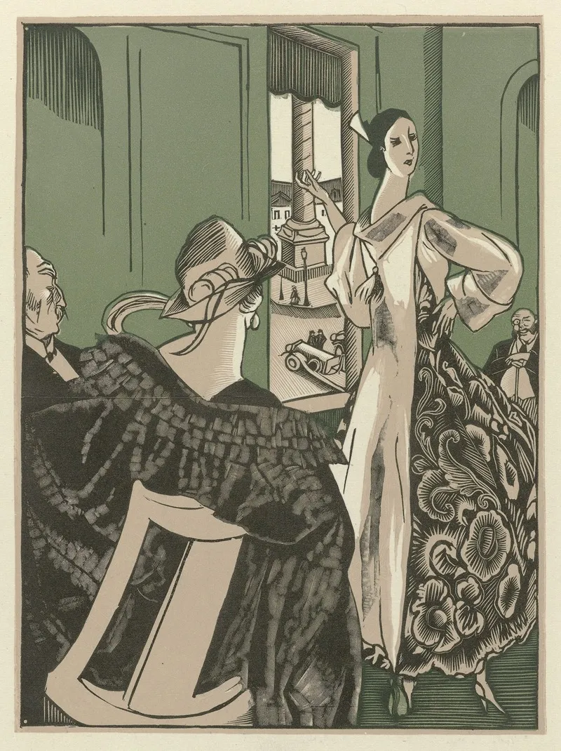 La Parure by Fernand Siméon - Canvas Print