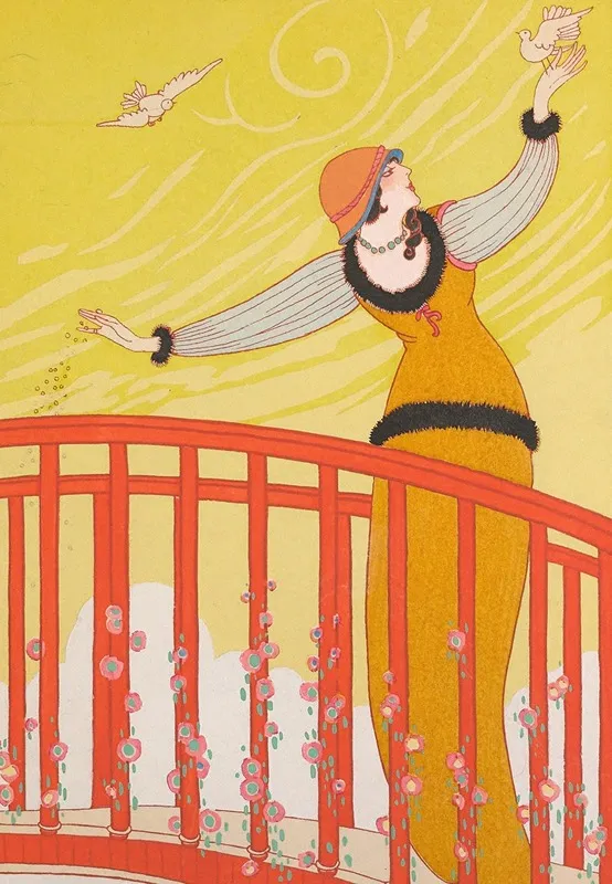 La Passerelle by Charles Martin - Canvas Print