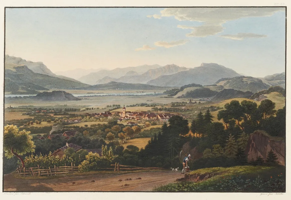 La Petite Ville Daltstatten Dans La Valee Du Rhin Canton De St Gall