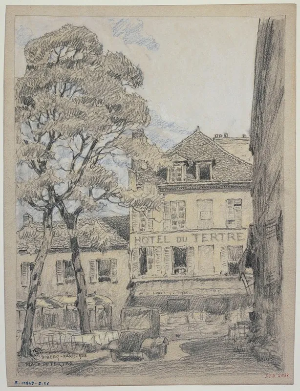 La Place Du Tertre A Montmartre