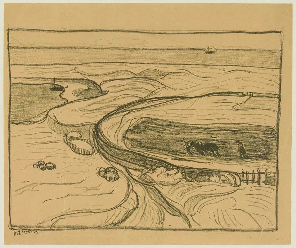 La Plaine 2 by Armand Seguin - Canvas Print