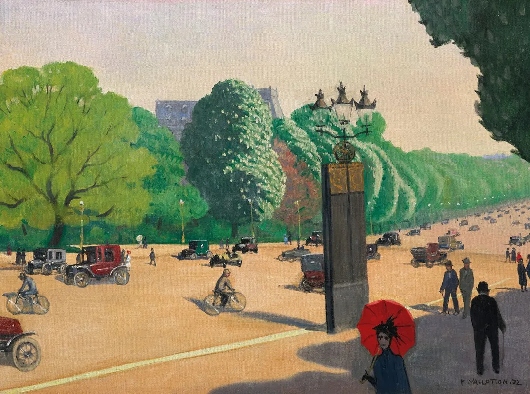 La Porte Dauphine by Félix Vallotton - Canvas Print