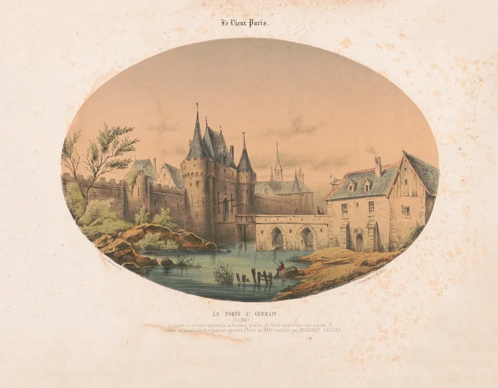 La Porte St Germain En 1630