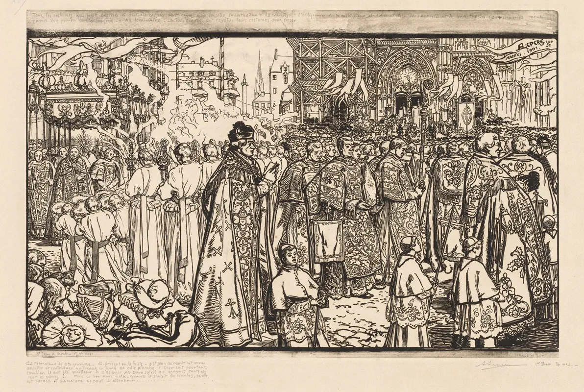La Procession De La Fete Dieu A Nantes 2