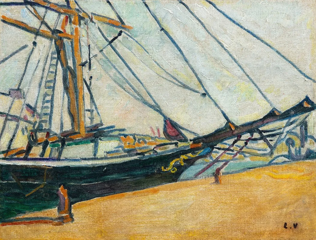 La Proue Du Trois Mats by Louis Valtat - Canvas Print