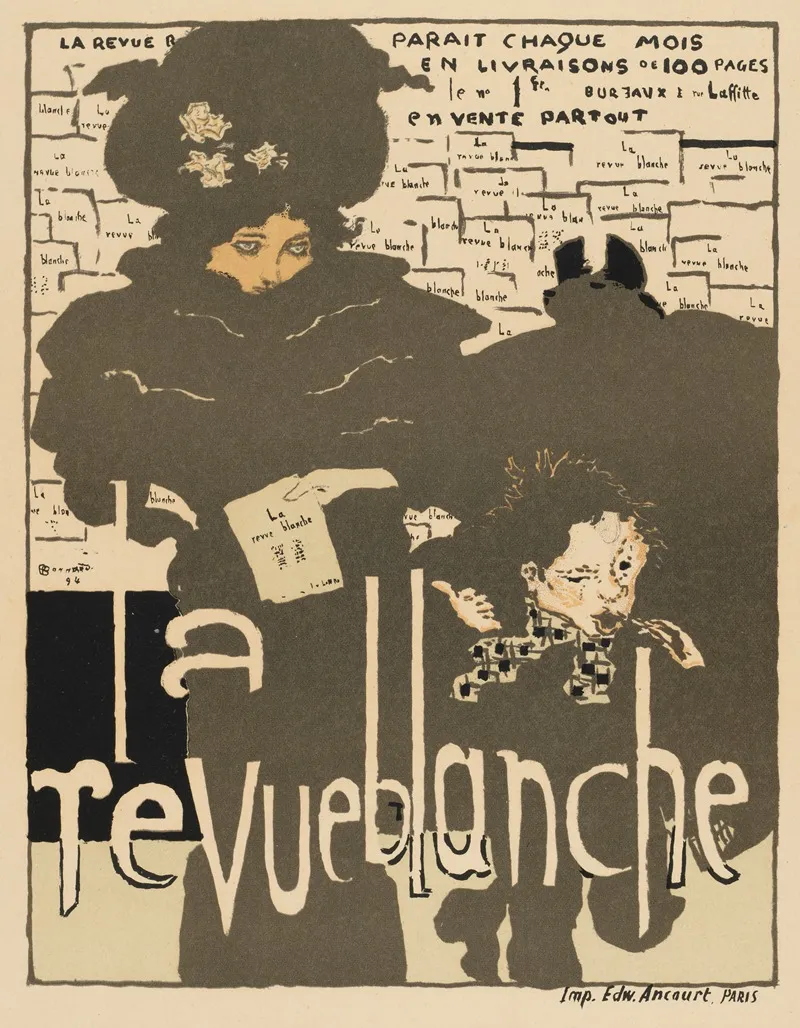 La Revue Blanche 2 by Pierre Bonnard - Canvas Print