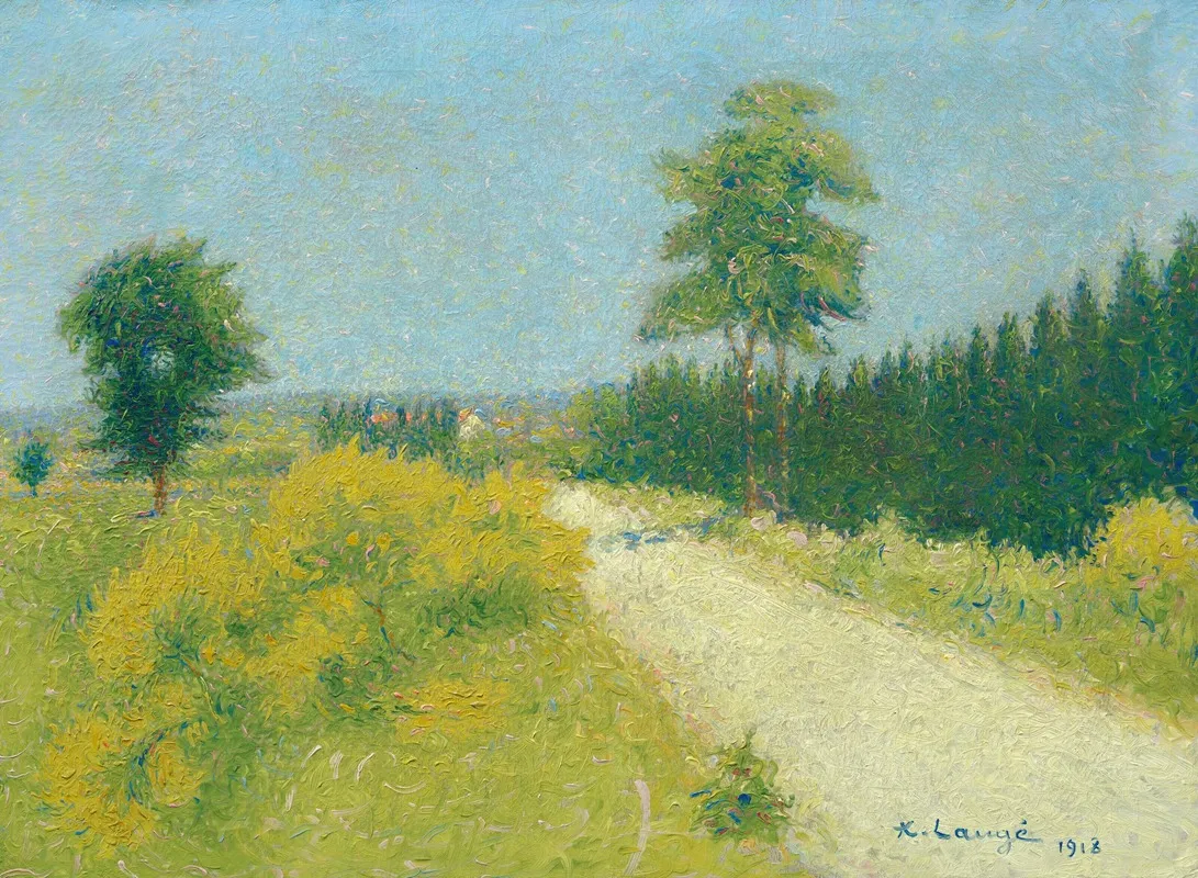 La Route De Belveze Vers Le Relais