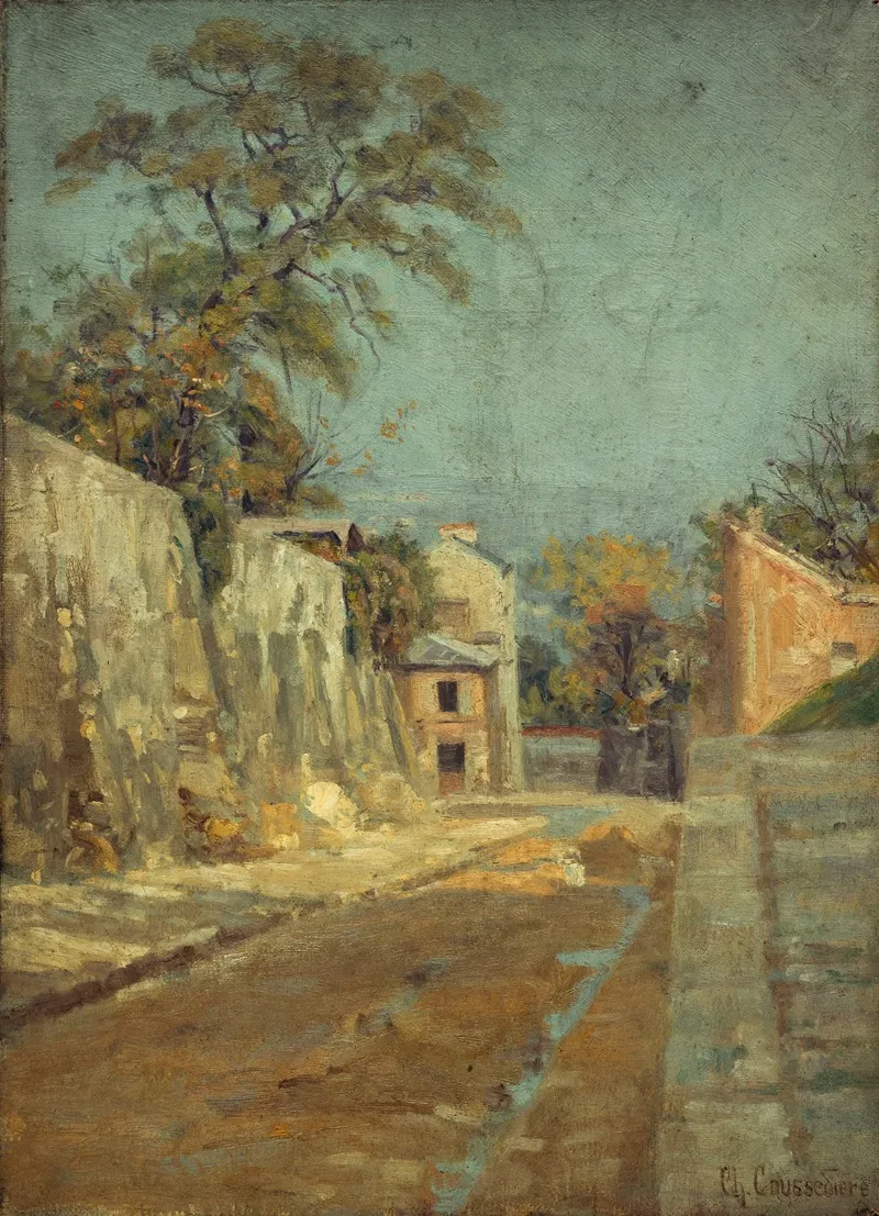 La Rue Des Saules A Montmartre