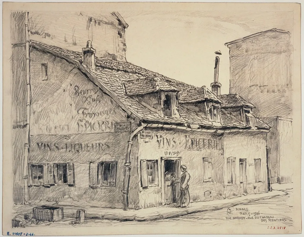 La Rue Harvey Et La Rue Du Chateau Des Rentiers
