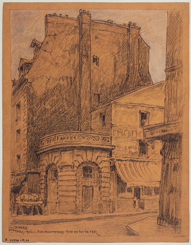 La Rue Mouffetard Et La Rue Du Pot De Fer