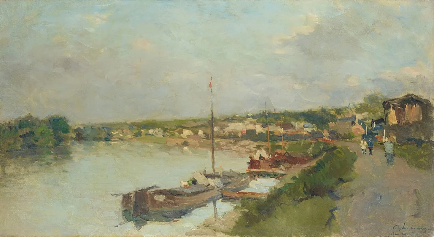 La Seine Au Bas Meudon 3 by Albert Lebourg - Canvas Print