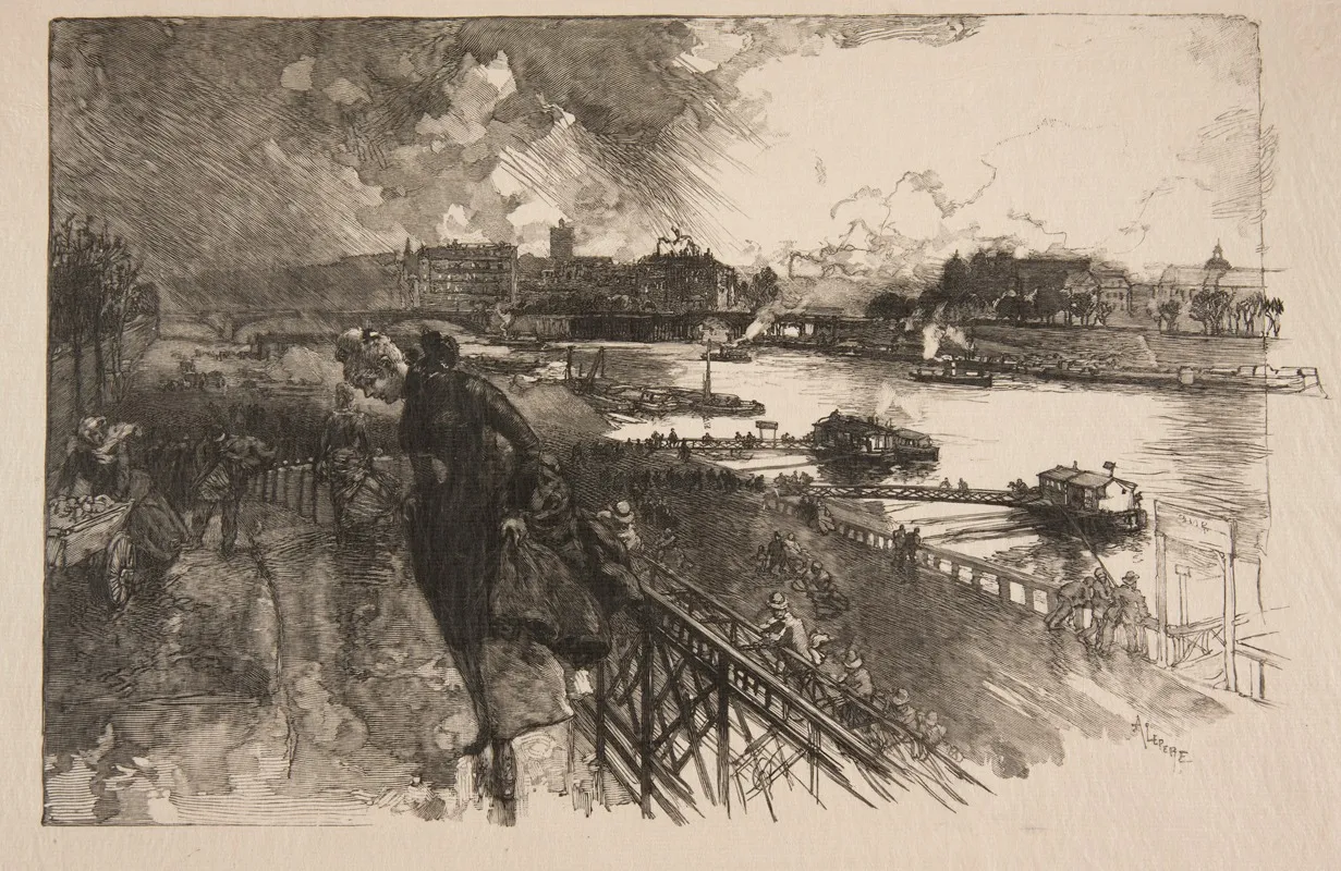 La Seine Au Pont Dausterlitz 2