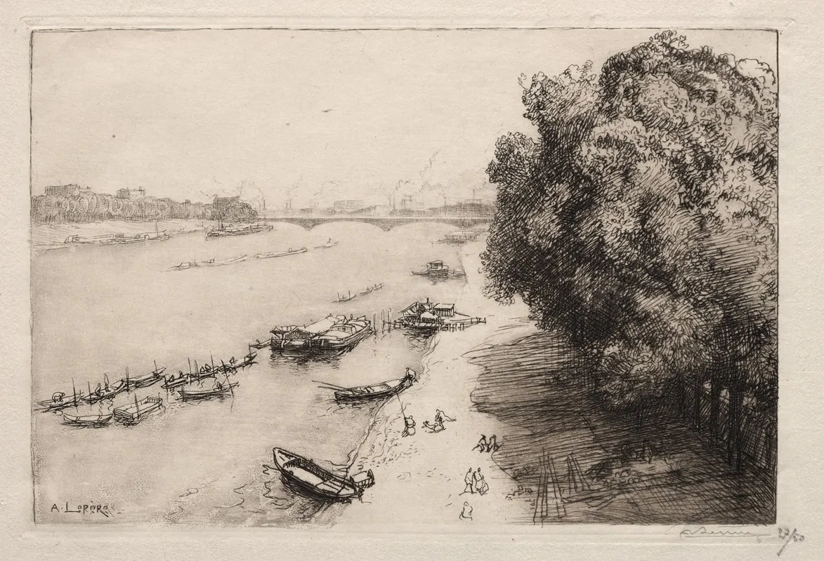 La Seine Au Pont Nationale