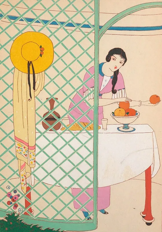 La Suprise by Charles Martin - Canvas Print