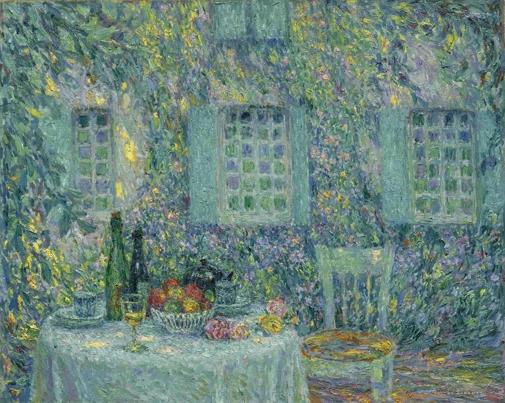 La Table Soleil Dans Les Feuilles Gerberoy 2