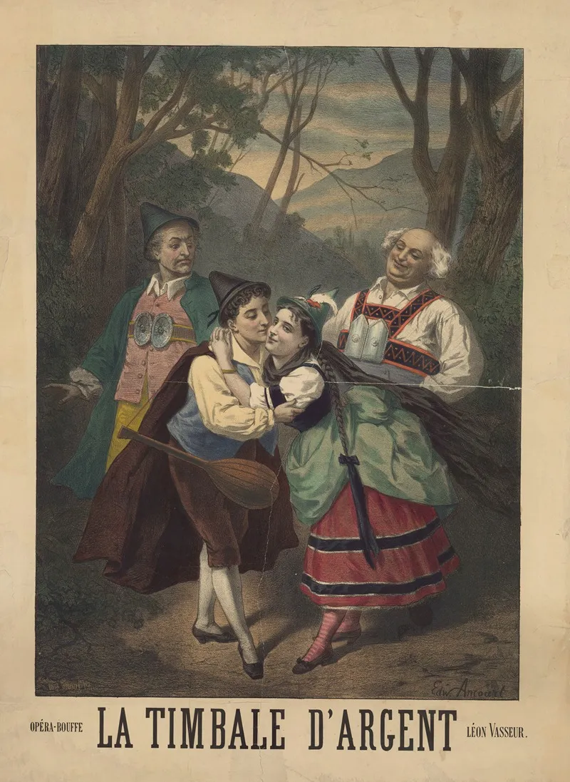 La Timbale Dargent by Edward Ancourt - Canvas Print