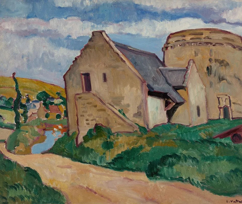 La Tour En Normandie by Louis Valtat - Canvas Print