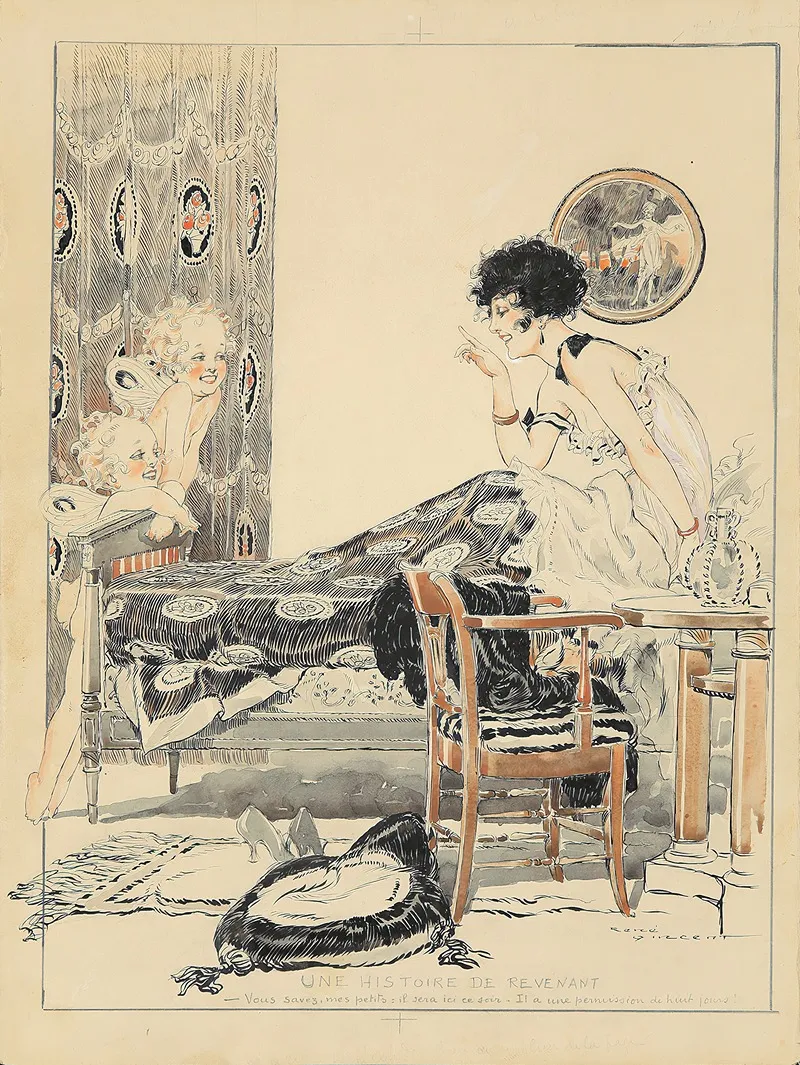 La Vie Parisienne by René Vincent - Canvas Print