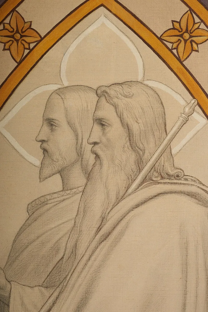 La Vierge Devant La Trinite