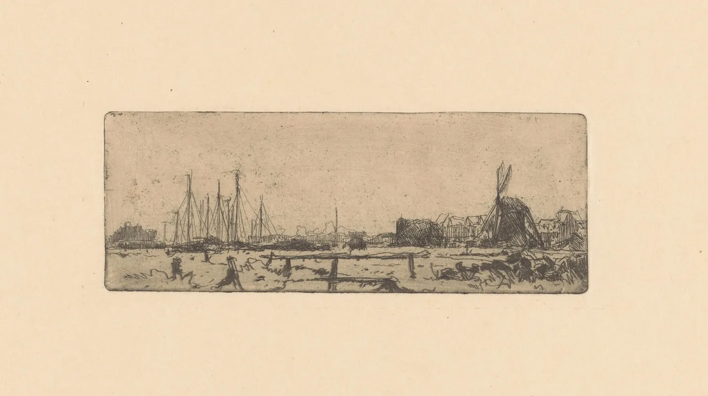 Laakhaven En Laakmolen In Den Haag