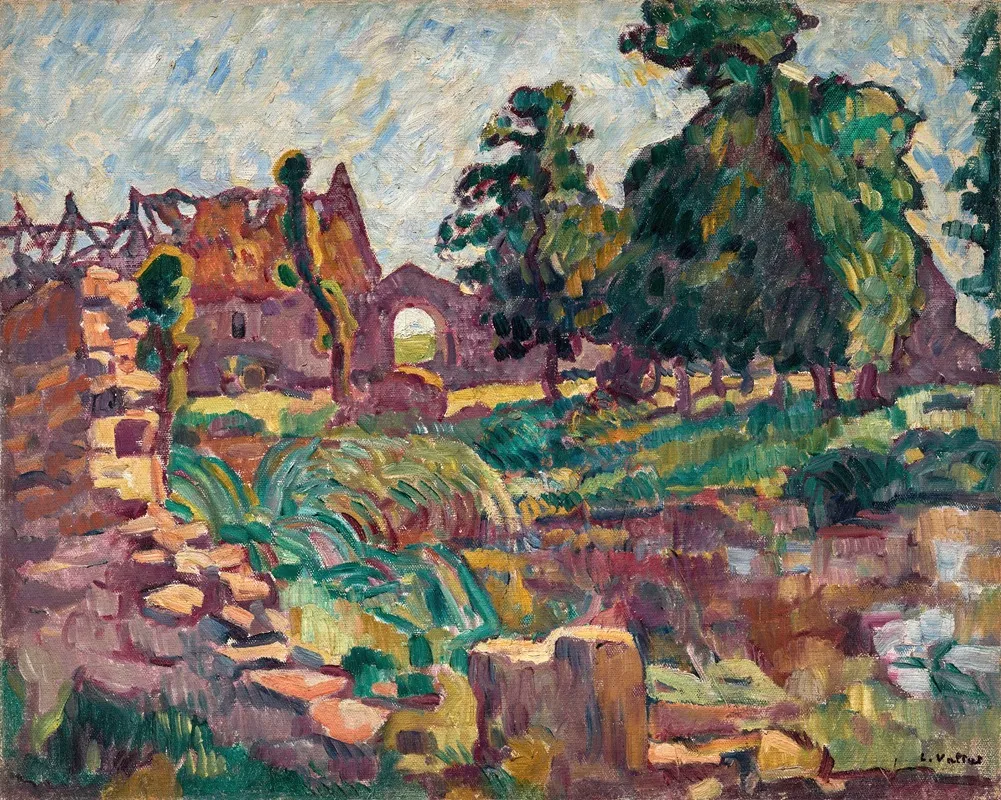 Labbaye En Normandie by Louis Valtat - Canvas Print