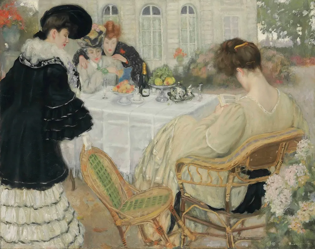 Ladies Taking Tea