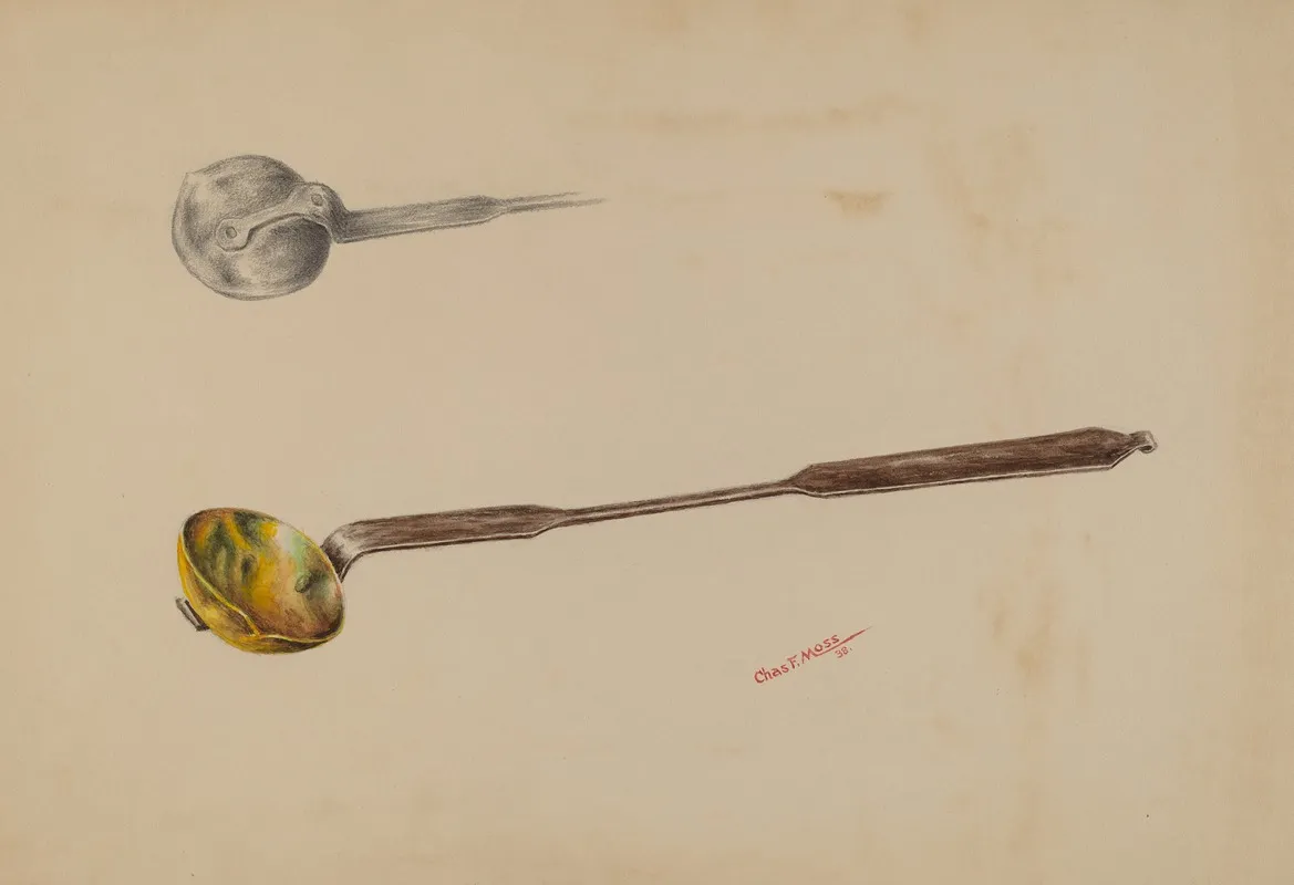 Ladle 6 by Charles Moss - Canvas Print