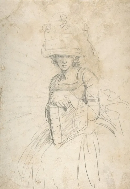 Lady Holding A Book