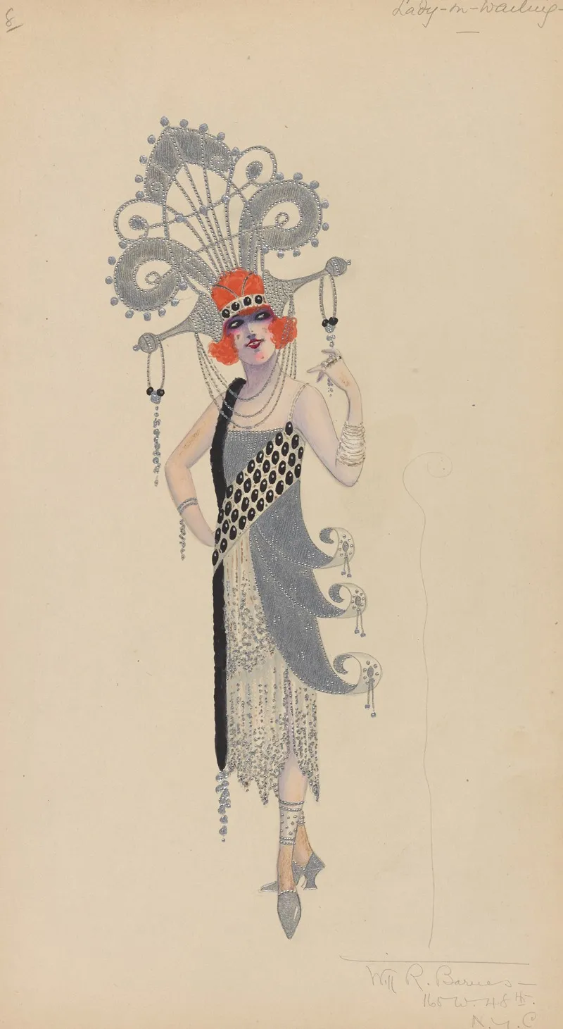 Lady In Waiting 6 by Will R. Barnes - Canvas Print