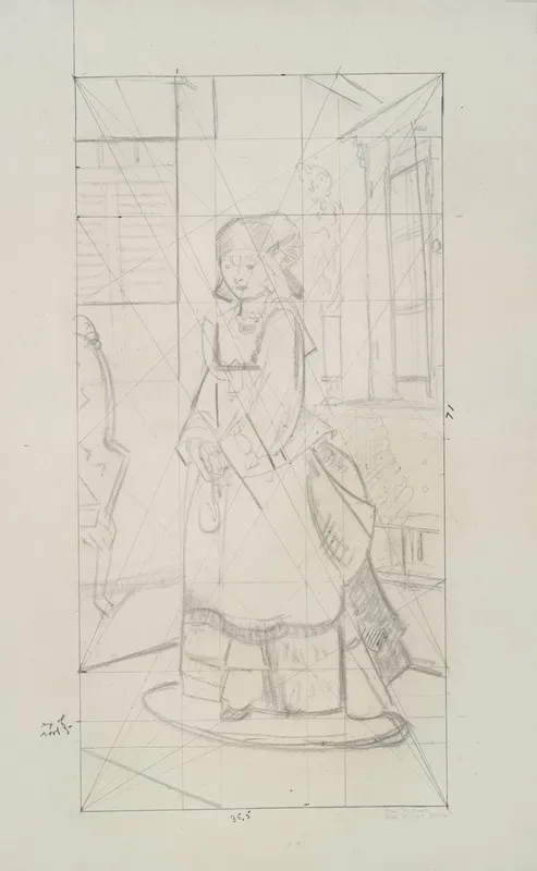 Lady Jean Study For Bellows Lady Jean