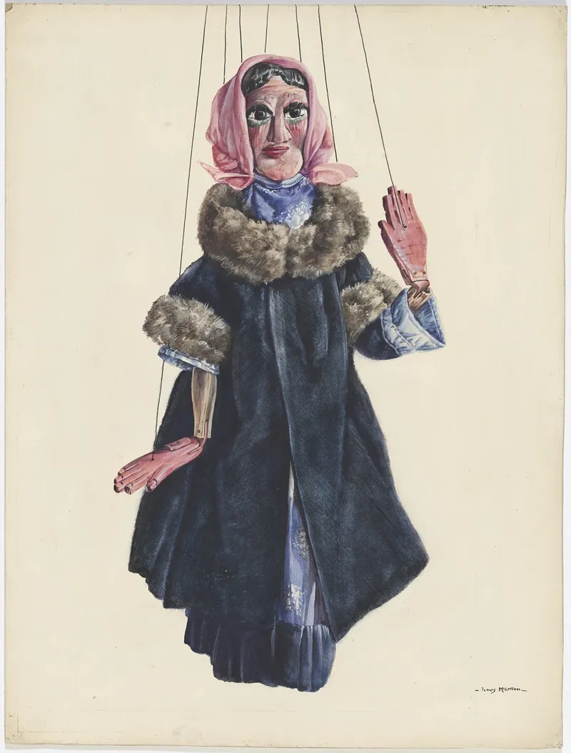 Lady Marionette by James McLellan - Canvas Print