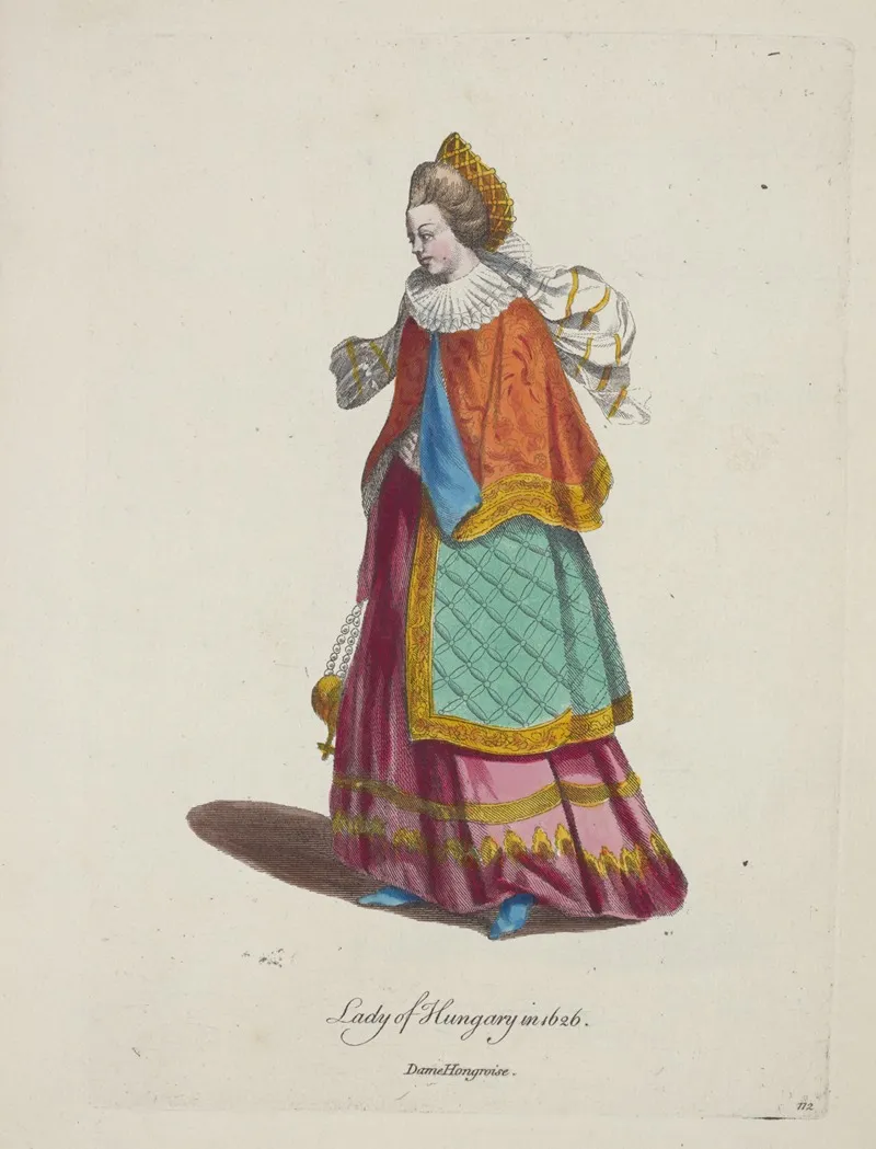 Lady Of Hungary In 1626 Dame Hongroise