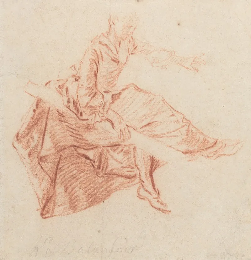 Lady Seated On A See Saw
