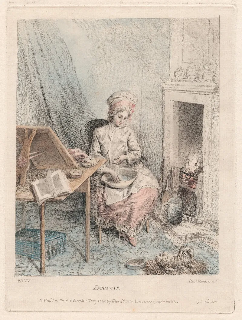 Laetitia by Elias Martin - Canvas Print