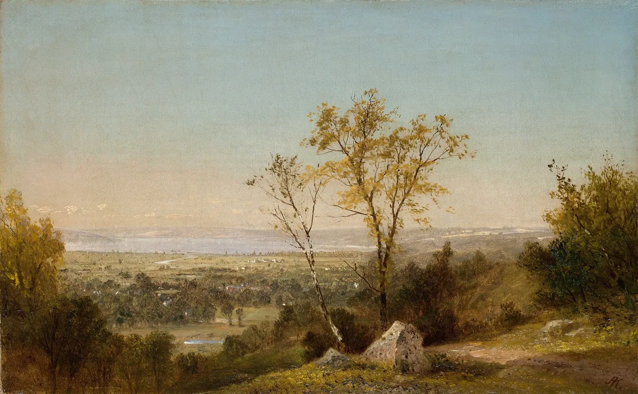 Lake Champlain by John Frederick Kensett - Canvas Print