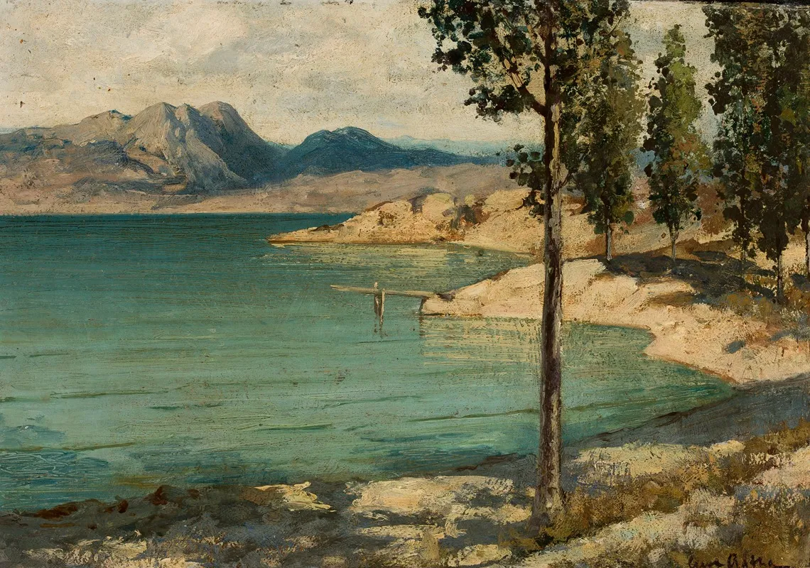 Lake Garda 2 by Curt Agthe - Canvas Print