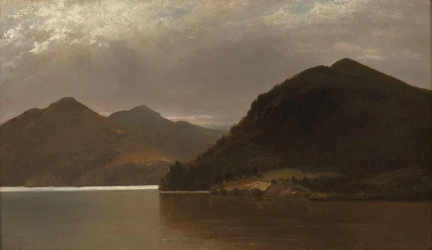 Lake George 8 by John Frederick Kensett - Canvas Print