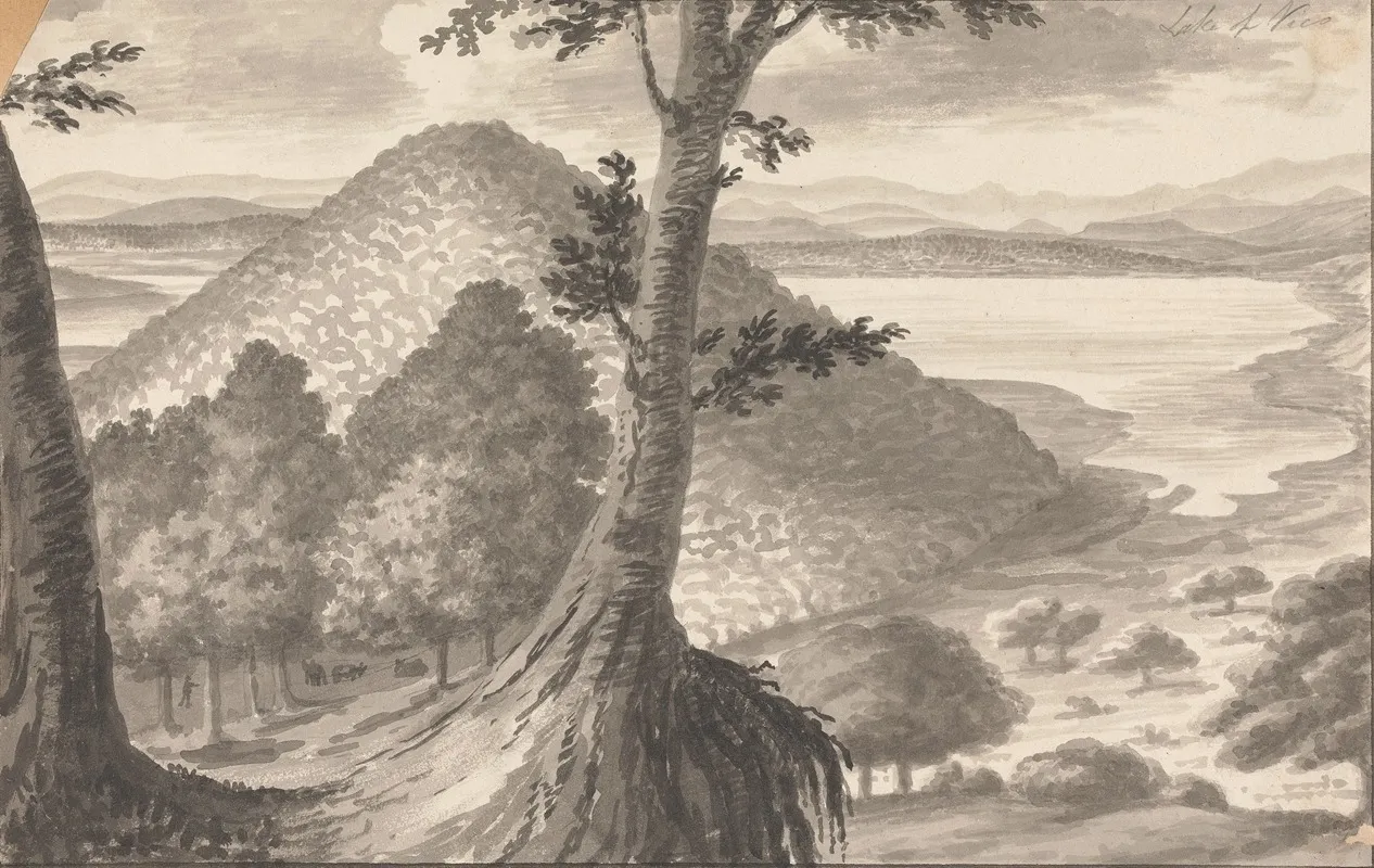 Lake Of Vico by Henry Swinburne - Canvas Print