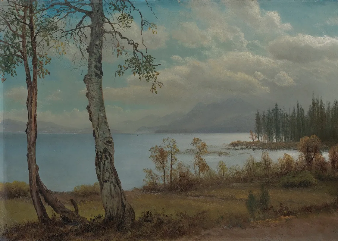 Lake Tahoe 2 by Albert Bierstadt - Canvas Print