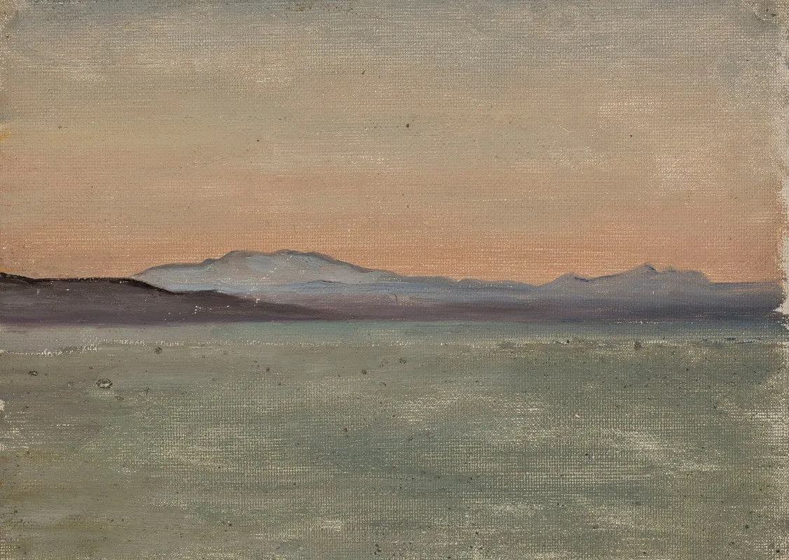 Lake Tiberias From The Journey To Palestine