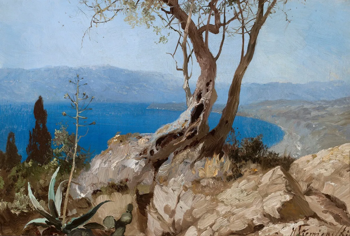 Lake View With Rocky Edge Harbour View With Rocky Edge