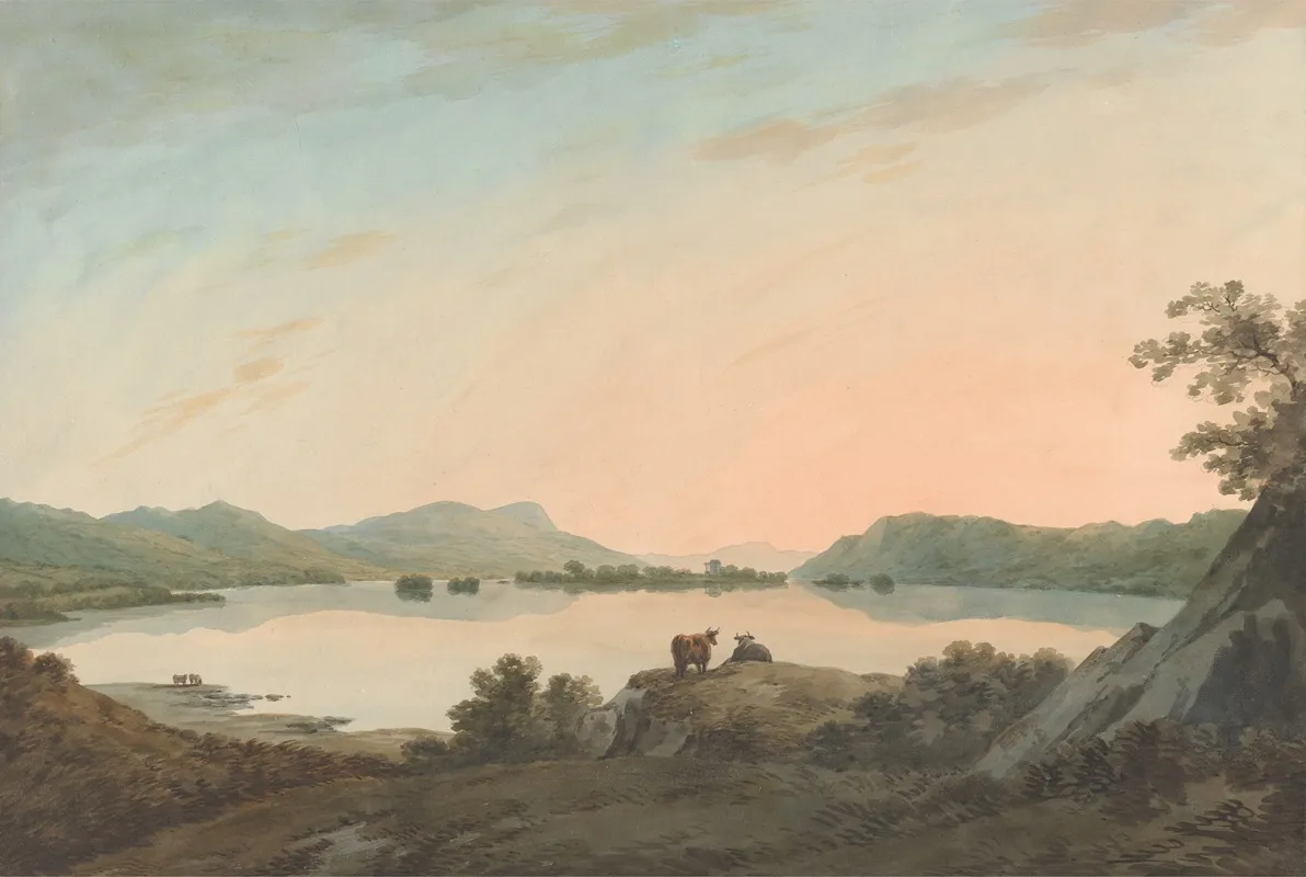 Lake Windermere From Calgarth With Belle Isle
