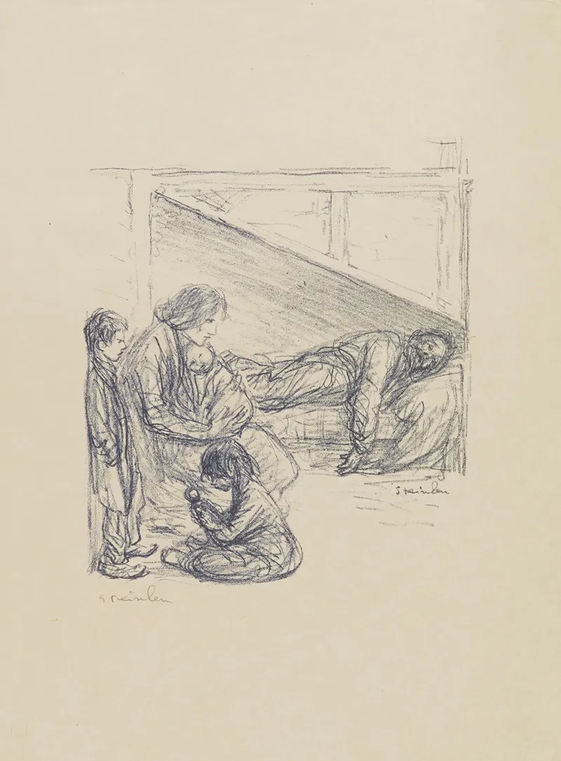 Lalcool by Théophile Alexandre Steinlen - Canvas Print