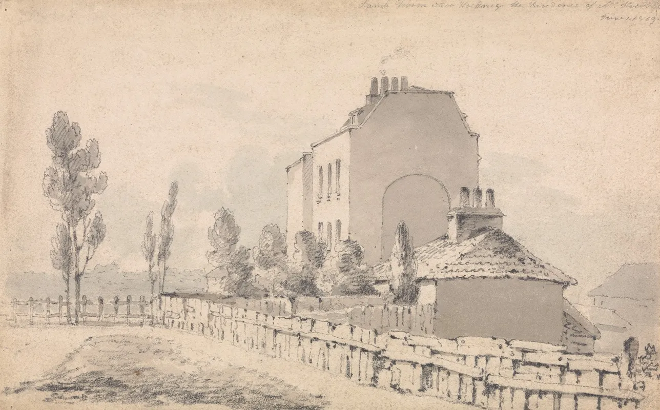Lamb Farm Near Hackney The Residence Of Hick Richmond Road