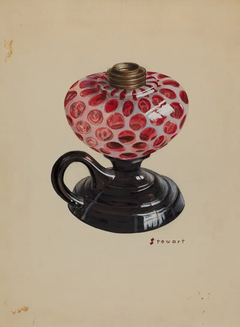 Lamp 120 by Robert Stewart - Canvas Print