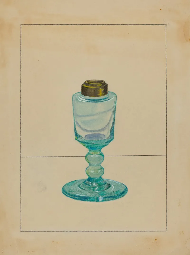 Lamp 125 by S. Brodsky - Canvas Print